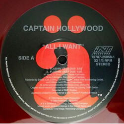 Captain Hollywood Project All I Want VINYL 12" USED
