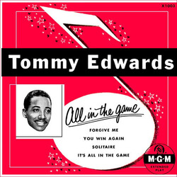 Tommy Edwards All In The Game USED VINYL 7INCH 45 RPM EP