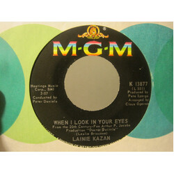 Lainie Kazan Sunny / When I Look In Your Eyes USED VINYL 7INCH 45 RPM SINGLE