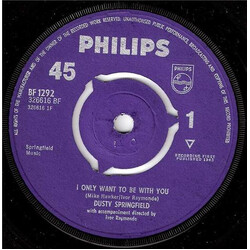 Dusty Springfield I Only Want To Be With You USED VINYL 7INCH SINGLE 45 RPM