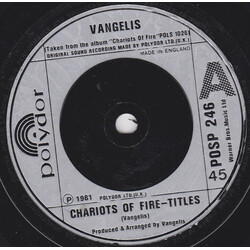 Vangelis Chariots Of Fire - Titles USED VINYL 7INCH 45 RPM SINGLE