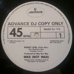 Was (Not Was) Robot Girl Vinyl 12" USED