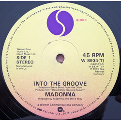 Madonna Into The Groove USED VINYL 12INCH 45 RPM SINGLE STEREO
