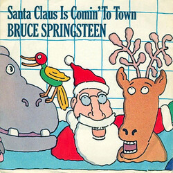 Bruce Springsteen Santa Claus Is Comin' To Town USED VINYL 7INCH SINGLE PROMO 45 RPM