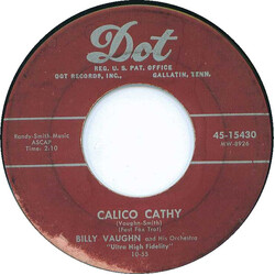 Billy Vaughn And His Orchestra Calico Cathy USED VINYL 7INCH 45 RPM SINGLE