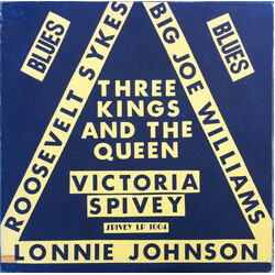 Roosevelt Sykes / Big Joe Williams / Lonnie Johnson (2) / Victoria Spivey Three Kings And The Queen Vinyl LP USED