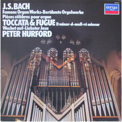 Johann Sebastian Bach / Peter Hurford Famous Organ Works Toccata & Fugue Vinyl LP USED