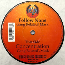 Gang Related & Mask Concentration / Follow None VINYL 12" USED