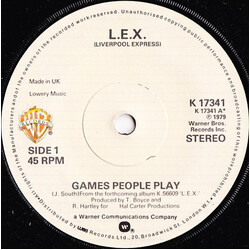 Liverpool Express Games People Play USED VINYL 7INCH 45 RPM SINGLE STEREO
