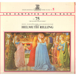 Johann Sebastian Bach / Helmuth Rilling Les Cantates De J.S. Bach Vol.1  BWV 75 Vinyl LP USED