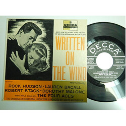 The Four Aces / Joseph Gershenson / The Universal-International Orchestra Written On The Wind USED VINYL 7INCH 45 RPM EP