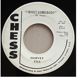 Harvey Fuqua I Want Somebody / Da Da Goo Goo USED VINYL 7INCH 45 RPM SINGLE PROMO