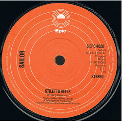 Sailor Stiletto Heels USED VINYL 7INCH 45 RPM SINGLE STEREO