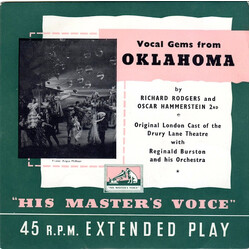 Richard Rodgers / Oscar Hammerstein II / Reginald Burston And His Orchestra Vocal Gems From Oklahoma USED VINYL 7INCH 45 RPM EP