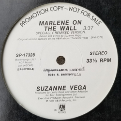 Suzanne Vega Marlene On The Wall Vinyl 12" USED