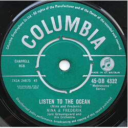 Nina & Frederik Listen To The Ocean VINYL 7" USED