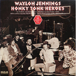 Waylon Jennings Honky Tonk Heroes Vinyl LP USED