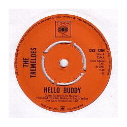 The Tremeloes Hello Buddy Vinyl 7" USED