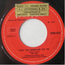 Tin Tin (5) Toast And Marmalade For Tea USED VINYL 7INCH 45 RPM