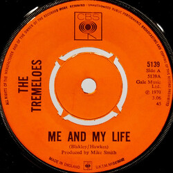 The Tremeloes Me And My Life VINYL 7" USED