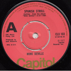 Mink DeVille Spanish Stroll USED VINYL 7INCH 45 RPM SINGLE STEREO