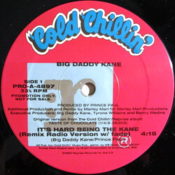 Big Daddy Kane It's Hard Being The Kane USED VINYL 12INCH 33 S RPM PROMO