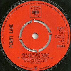 Penny Lane (2) Rock Me In The Cradle (Of Your Lovin' Arms) USED VINYL 7INCH 45 RPM SINGLE STEREO