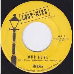 The Rivieras (2) Our Love / True Love Is Hard To Find USED VINYL 7INCH 45 RPM