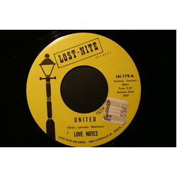 The Love Notes (3) United / Tonight USED VINYL 7INCH 45 RPM SINGLE REISSUE