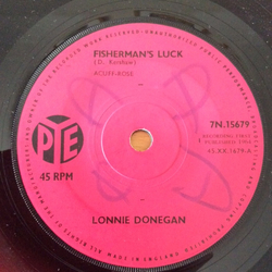 Lonnie Donegan Fisherman's Luck Vinyl 7" USED