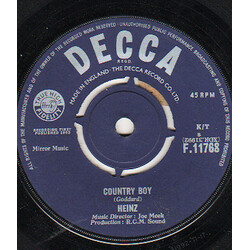 Heinz Country Boy USED VINYL 7INCH 45 RPM SINGLE