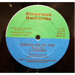 J. J. Sparks Strung Up On You USED VINYL 12INCH 45 RPM SINGLE