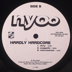 Nyoo Famous / Hardly Hardcore USED VINYL 12INCH 33 S RPM PROMO