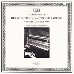 Herve Duerson / Turner Parrish / Teddy Moss (2) The Piano Blues (1929-1933) Complete Recordings In Chronological Order Vinyl LP USED