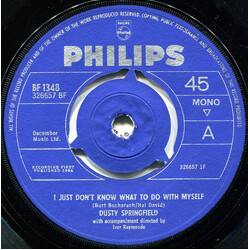 Dusty Springfield I Just Don't Know What To Do With Myself USED VINYL 7INCH 45 RPM SINGLE MONO