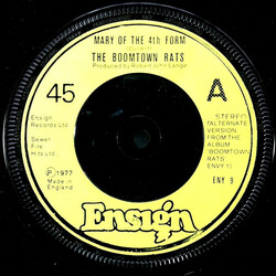 The Boomtown Rats Mary Of The 4th Form (Alternate Version) USED VINYL 7INCH 45 RPM SINGLE