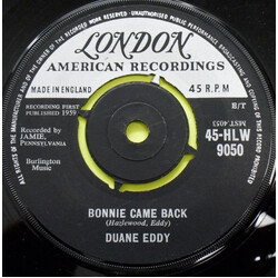 Duane Eddy Bonnie Came Back VINYL 7" USED