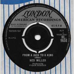 Ned Miller From A Jack To A King Vinyl 7" USED