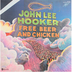 John Lee Hooker Free Beer And Chicken Vinyl LP USED