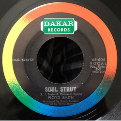 Floyd Smith Soul Strut / Getting Nowhere Fast USED VINYL 7INCH 45 RPM SINGLE
