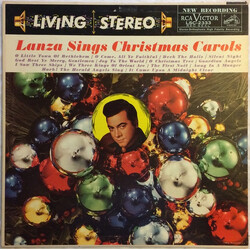 Mario Lanza Lanza Sings Christmas Carols Vinyl LP USED