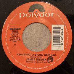 James Brown Papa's Got A Brand New Bag / I Got You (I Feel Good) USED VINYL 7INCH 45 RPM SINGLE REISSUE MONO