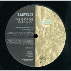 Babyface This Is For The Lover In You USED VINYL 12INCH PROMO