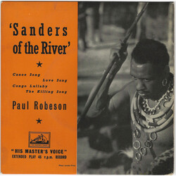 Paul Robeson Sanders Of The River USED VINYL 7INCH 45 RPM EP REISSUE MONO