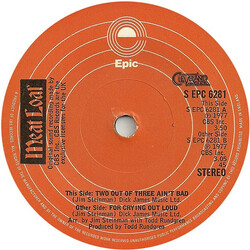 Meat Loaf Two Out Of Three Ain't Bad USED VINYL 7INCH 45 RPM SINGLE STEREO