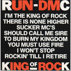 Run-DMC King Of Rock VINYL 7" USED