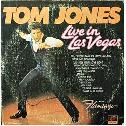 Tom Jones Live In Las Vegas Vinyl LP USED