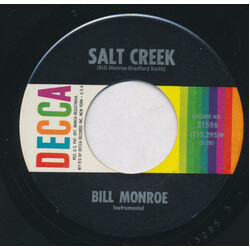 Bill Monroe Salt Creek USED VINYL 7INCH 45 RPM REISSUE