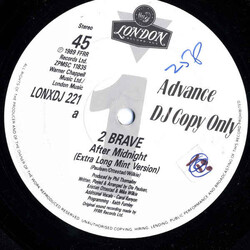 2 Brave After Midnight USED VINYL 12"