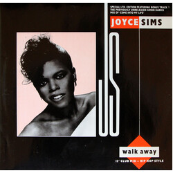 Joyce Sims Walk Away / Come Into My Life (UK Remix) USED VINYL 12INCH 45 RPM SINGLE STEREO
